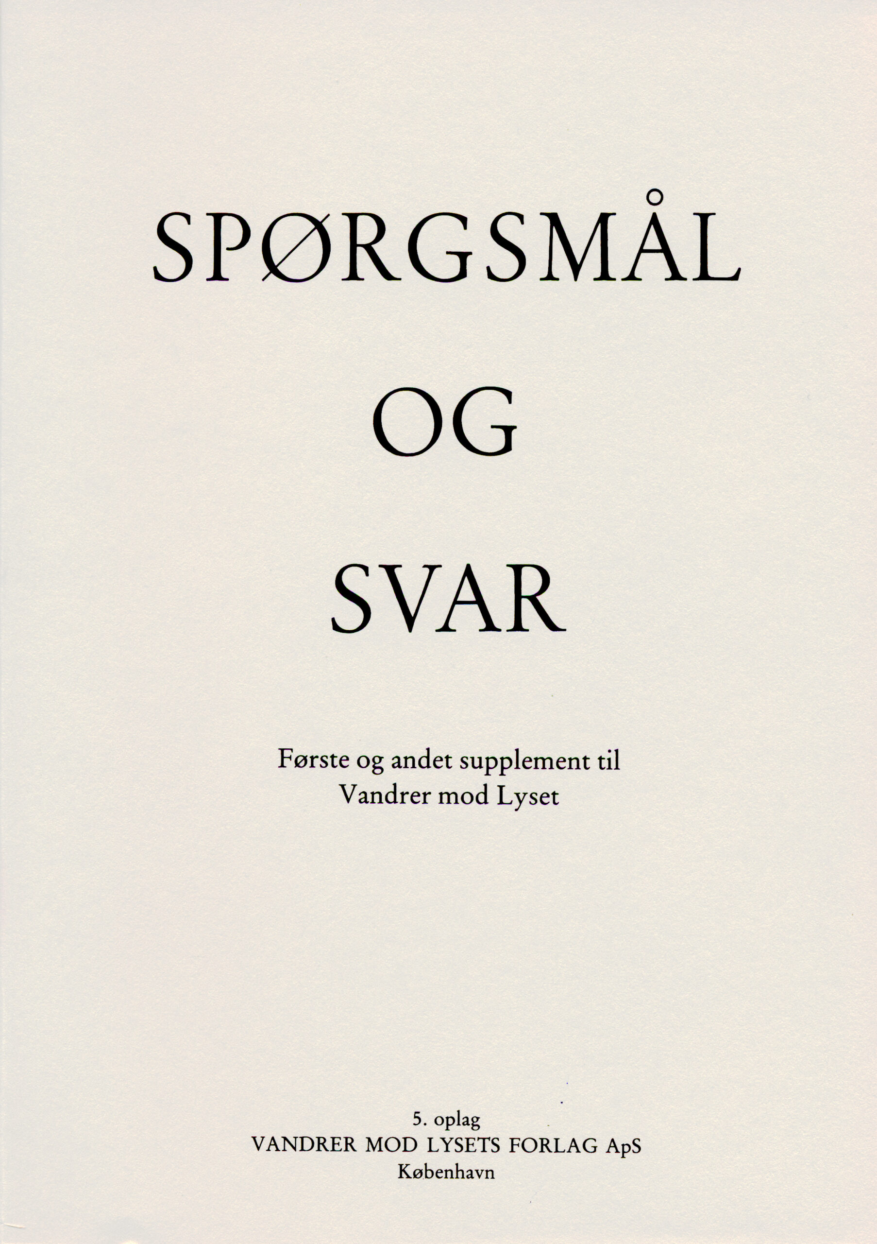 Spørgsmål og Svar