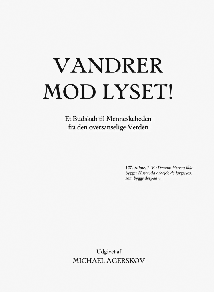 Vandrer mod Lyset!